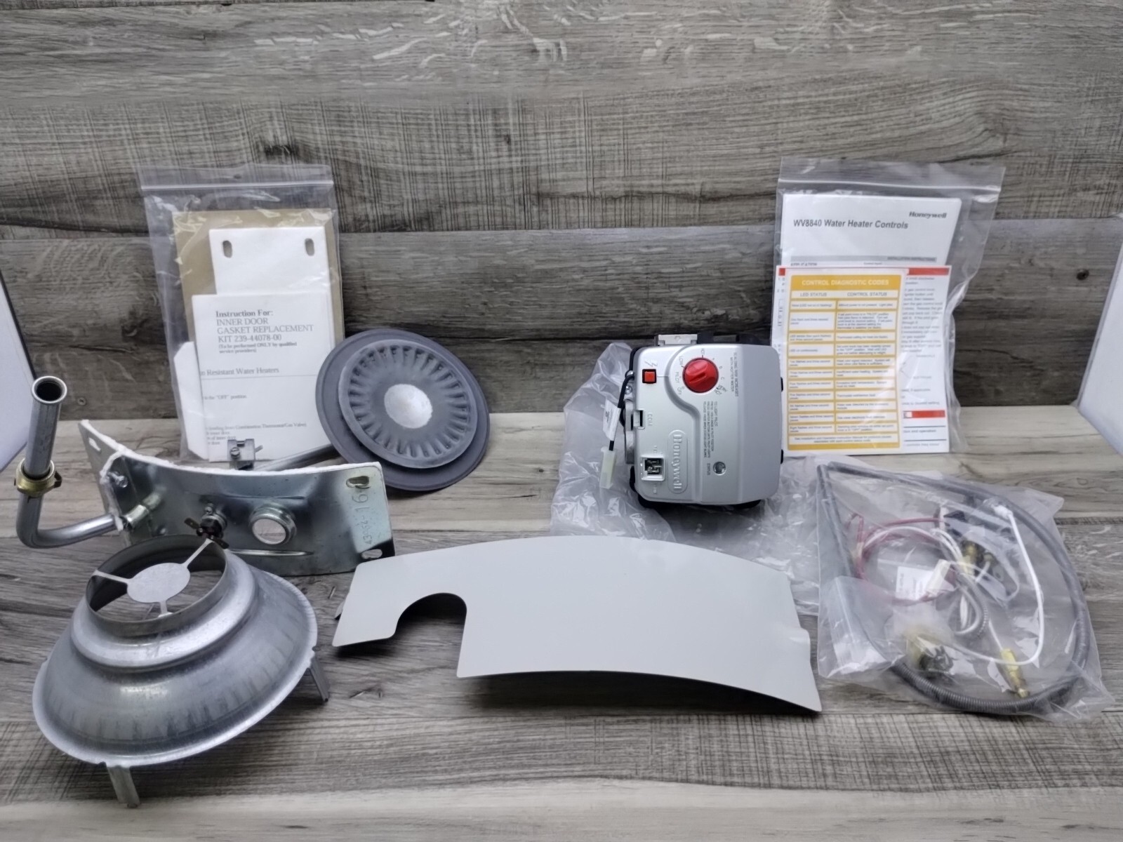 Honeywell WV8840A1051 Replacement Water Heater Gas Control,Ignitor, Burner  | eBay
