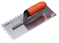 Harden Plastering Trowel 280 x 120MM High Carbon Steel TPR Handle 620258- New