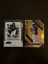 Luis Robert 2021 Panini Contenders GREEN SP #70 + 2021 Gold Standard #14 Chicago