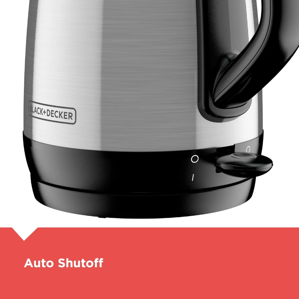 BLACK DECKER 1.8 Quart Stainless Steel Electric Water Boiler Rapid Boil - Изображение 4 из 4