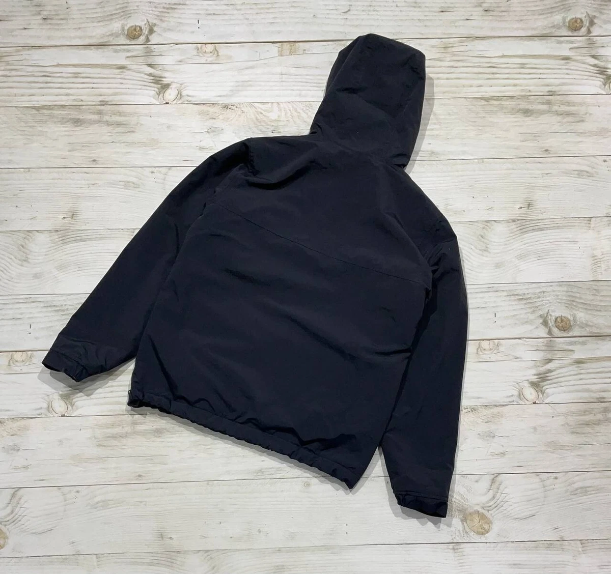 Carhartt Wip Anorak Nimbus Jacket Nylon Pullover Hooded Size S Black