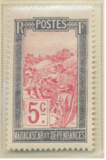 Madagascar Stamp Scott #83, Mint Hinged