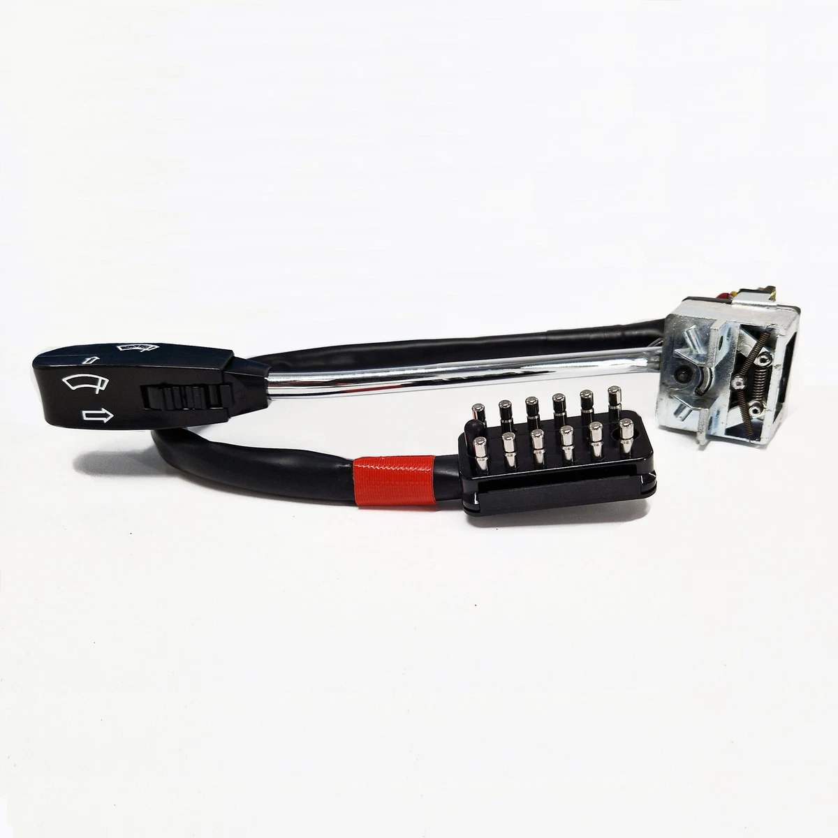 2 Interruptores De Elevalunas Eléctricos Iluminados Para Mercedes SL R107 / W107 (Motorform, Negro)