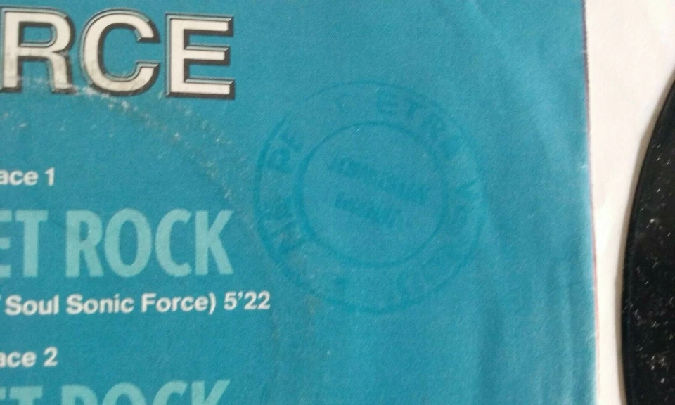 45T SOUL SONIC FORCE PLANET ROCK 1982/HIP HOP ELECTRO/TAMPON PROMO....RARE - Photo 3/3