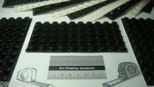 50 SELF ADHESIVE RUBBER FEET BUMPERS 0.5"  x 0.25" BLACK BUMPER FEET + SAMPLES