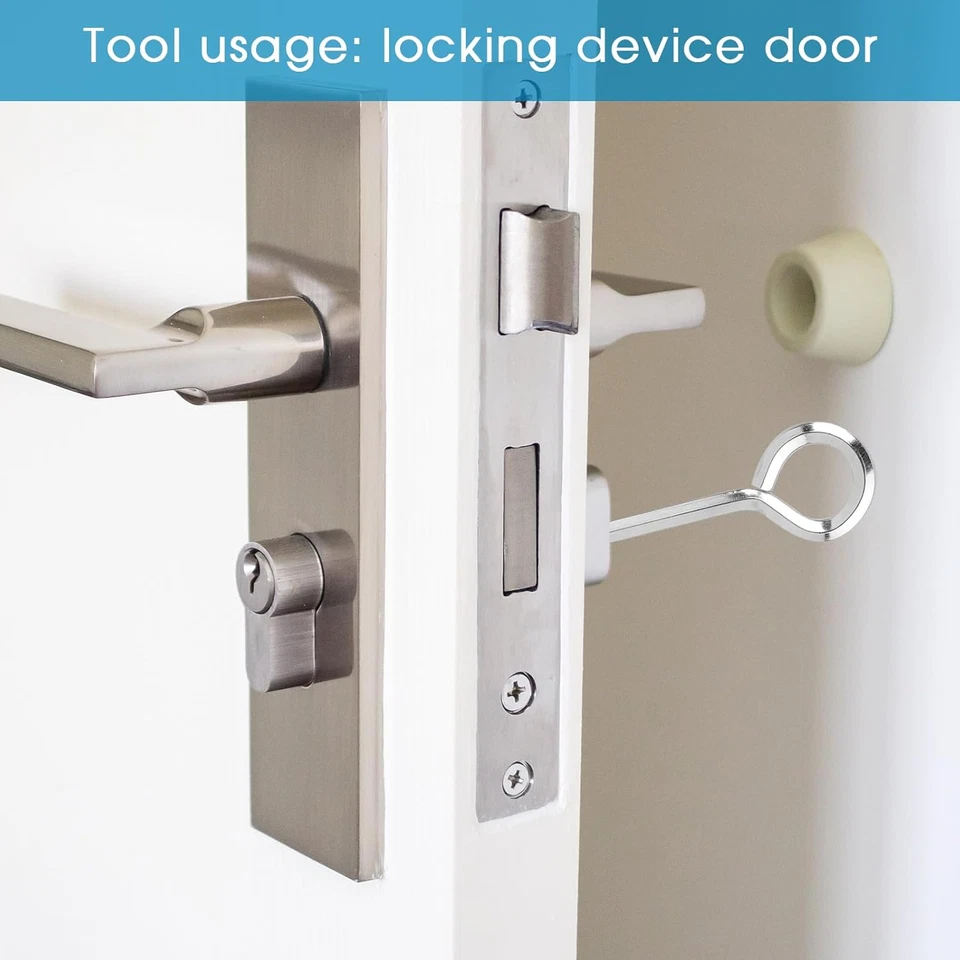 Ring Allen Wrench with Keychain 5/64" 1/8" 5/32" 7/32" Standard Hex Dogging Key - Image 4 of 4