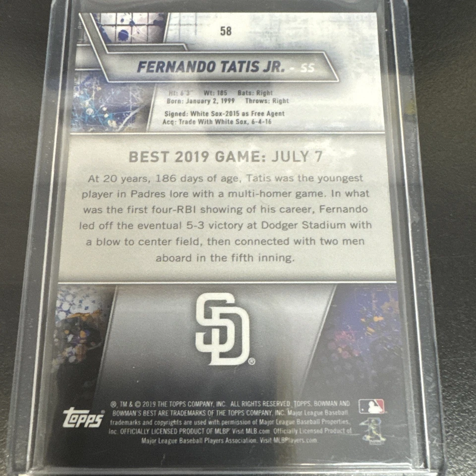 Fernando Tatis Jr 2019 Bowman Best RC Orange Refractor #/25 SSP 🔥🔥🔥 Foto 2 de 4