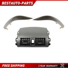 Center Dash Ac Outlet Vent Panel For 2009-2013 Toyota Corolla W Trim