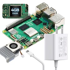 iRasptek Basic Starter Kit for Raspberry Pi 5 4GB RAM -Includes PI5-4G