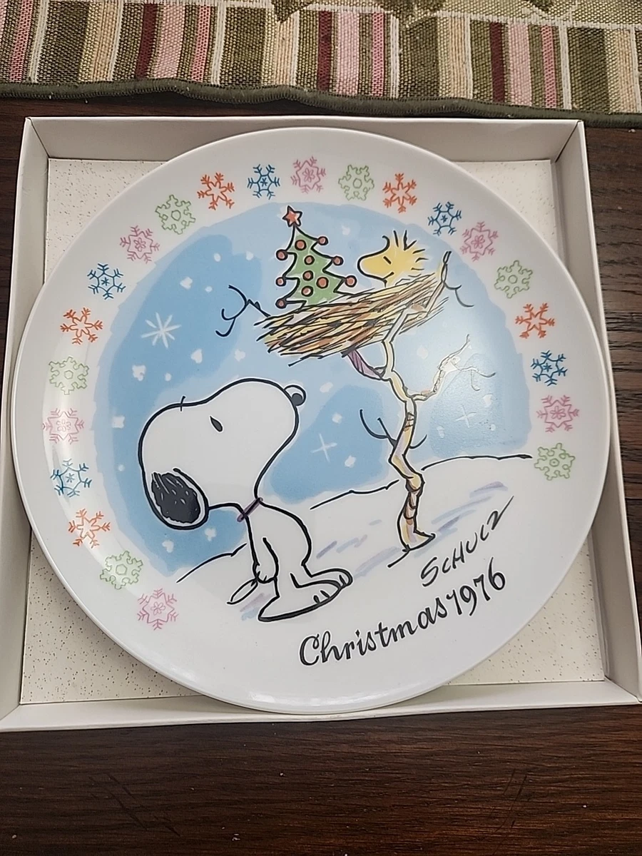 Peanuts Christmas Plate In Schmid Collectibles for sale | eBay