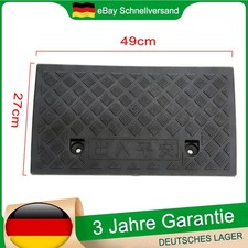 Rampa Auto Set 2 Pezzi 50x27x7cm Nera Rampa Portatile per Veicoli