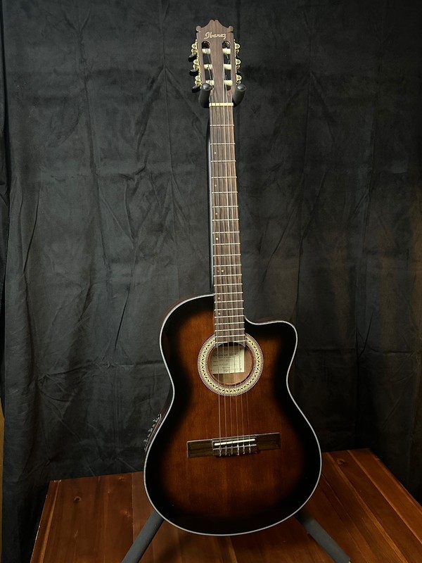Ibanez GA35TCE-DVS Thinline Cutaway Acoustic Electric Nylon Classical Guitar