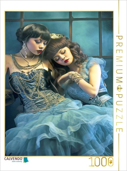 Calvendo Puzzle Burlesque Dancer | 1000 Pieces, Finished Size 25.2 × 18.9 In (64-image