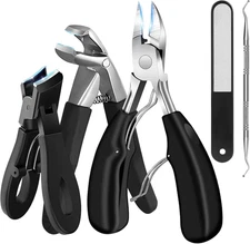 Toenail Clippers for Seniors Thick Nails, Ultra Sharp Sturdy Fingernail Toenail 