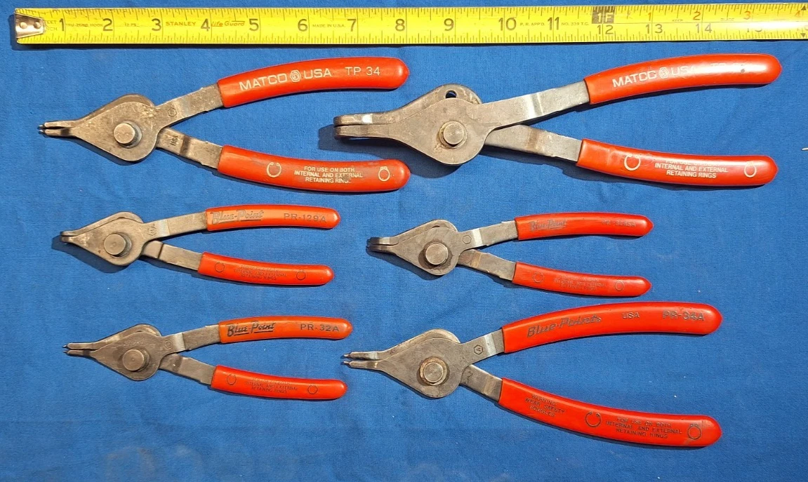 25+ Blue Point Set Snap Ring Plier Automotive Pliers for sale