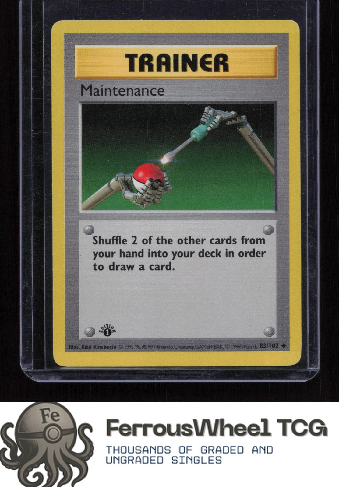 Maintenance 083/102 - Base Set (Shadowless) - 1st Ed. (MP-/HP+)