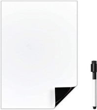 A3 Magnetic Whiteboard for Fridge | Large Kitchen White Board with Dry Wipe