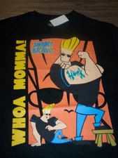 JOHNNY BRAVO  Whoa Momma Cartoon Network T-shirt MENS 2XL XXL NEW w/ TAG