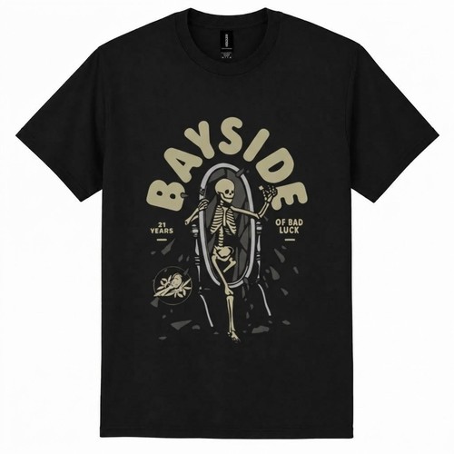 Emo Punk Retro Unisex Cotton Graphic T-Shirt Band Rock Tee Vintage Style