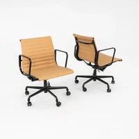 2022 Herman Miller Eames Aluminum Group Management Desk Chair in Tan
