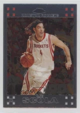 2007-08 Topps Chrome Luis Scola #136 Rookie RC