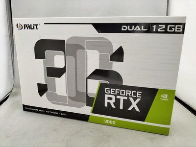Palit GeForce RTX 3060 12GB GDDR6 Graphics Card HDMI DP 2-Slot Used