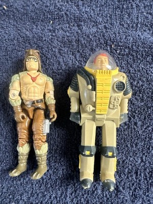GI Joe Cobra Raptor Figure 1987 & 1984 GI Joe Figure In Space Suit