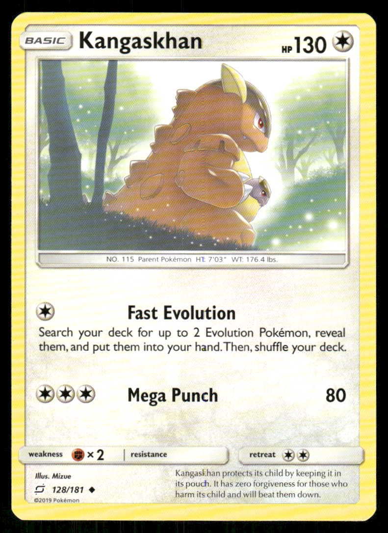 POKEMON KANGASKHAN TEAM UP 128/181 UC NM/M