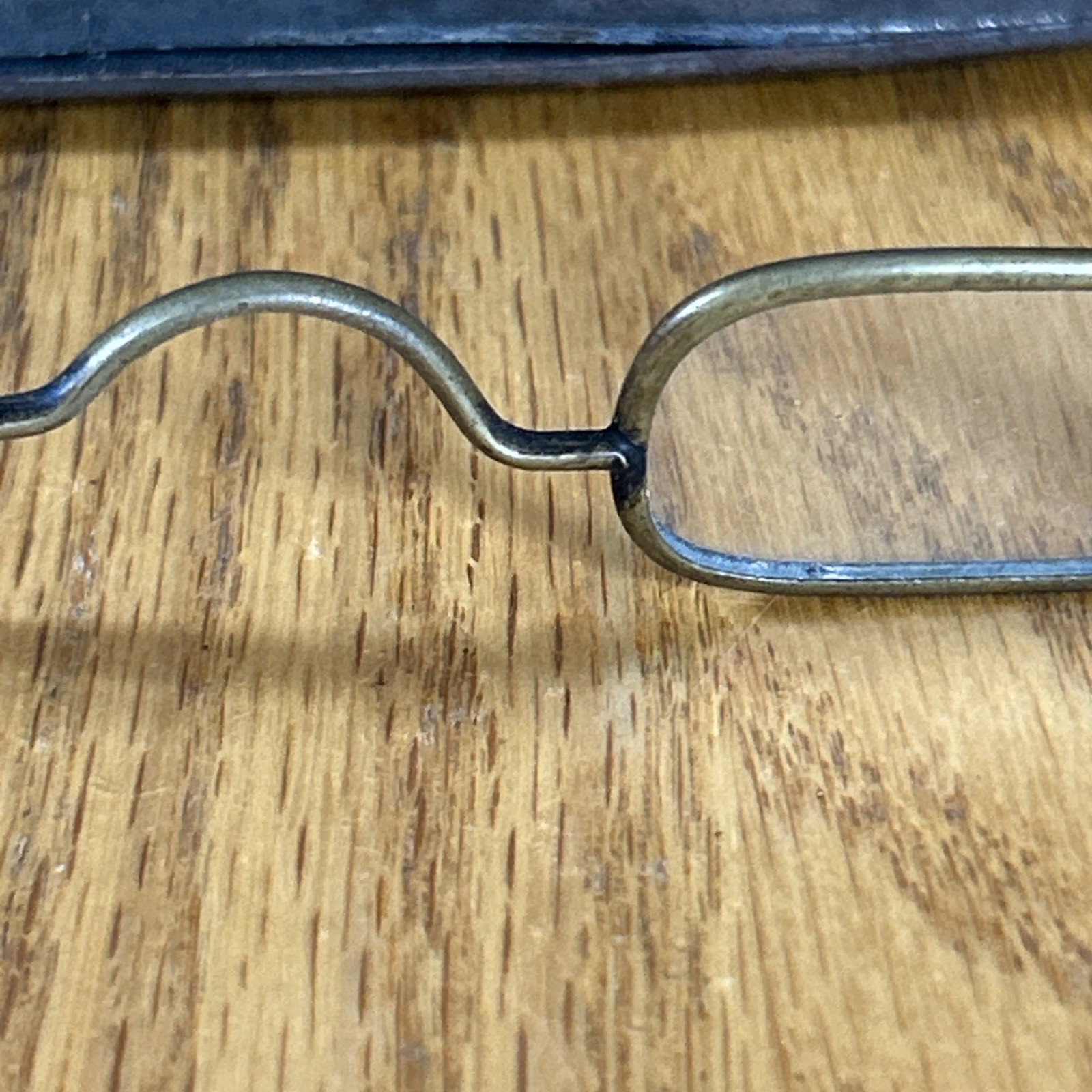 Antique Eyeglasses Spectacles Rectangle Frames Me… - image 13