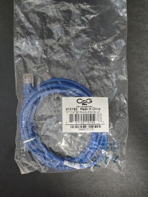 Steren 7ft Cat5e Patch Cord Snagless UTP cULus Molded Blue