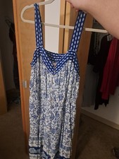 Knox Rose Women's Floral Sleeveless Maxi Dress Size L