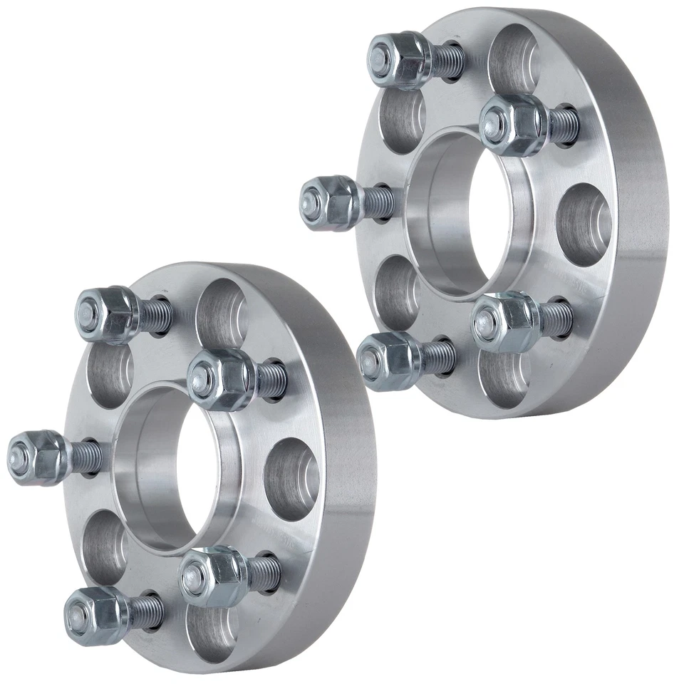 2Pcs 1" 5x4.5 5x114.3 Hubcentric Wheel Spacers 12x1.5 For 1998-2021 Honda Accord - Image 2 of 4