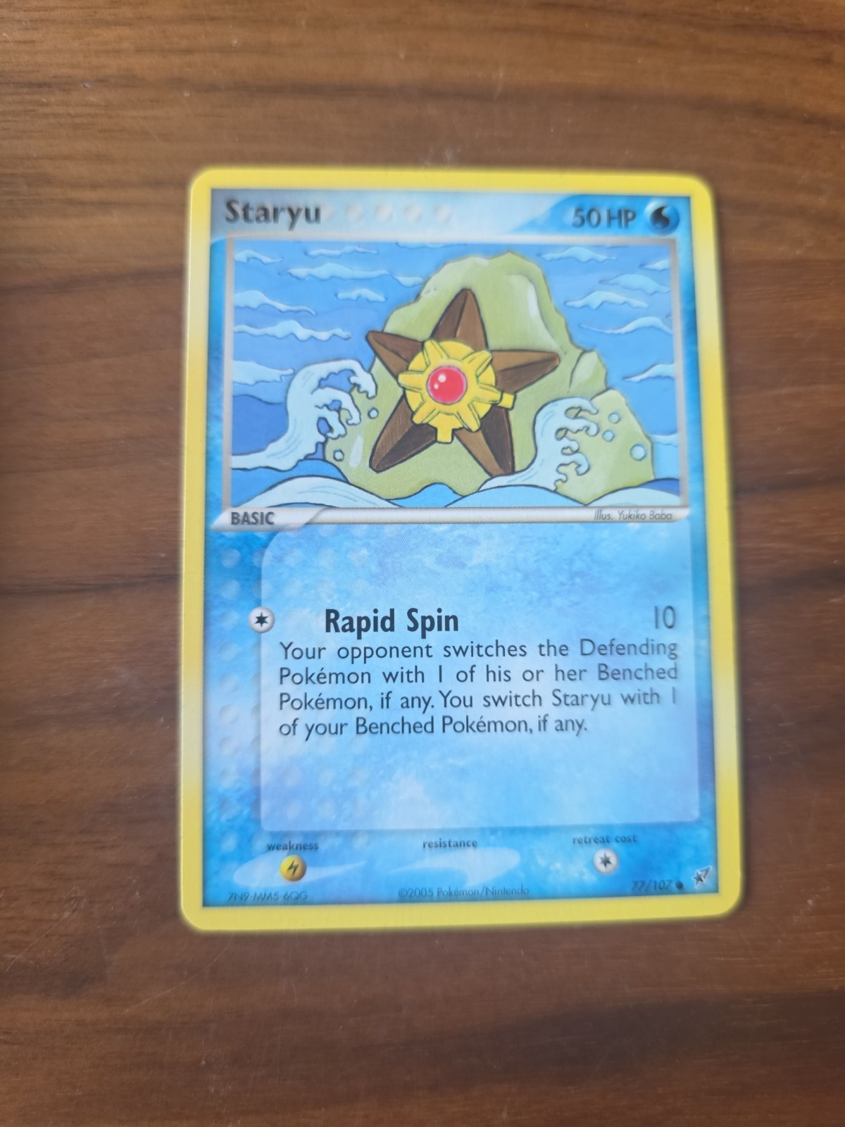 Staryu 77/107 Deoxys Common Played Pokemon DNA GAMES