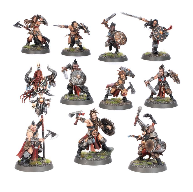 Warhammer Age of Sigmar Darkoath Marauders / Finsterschwur-Barbaren