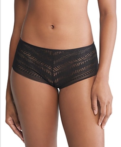 Calvin Klein Sculpt Lace Hipster Panty Solid Color Women's Underwear Black M