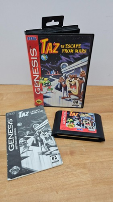 #ad Taz in Escape From Mars Sega Genesis 1994 $17.99