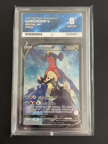 Garchomp V TG23/TG30 Astral Radiance Trainer Gallery Pokemon ACE 8 Ace Label