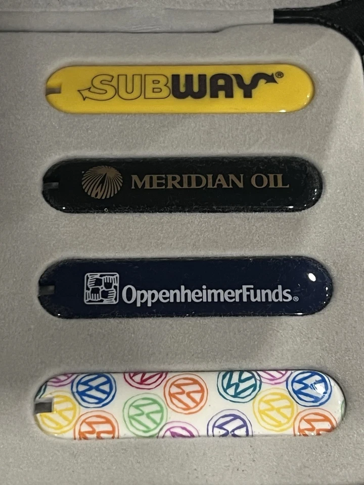 Navaja Suiza Victorinox Publicidad B2B Vendedor Exhibición Muestra Estuche Raro Foto 3 de 4