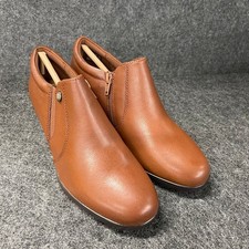 CLARKS Emily 2 Reyna Ankle Boot Women's Size US 7 M Tan Leather