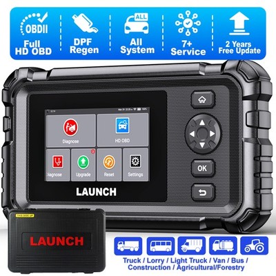 Diesel Heavy Duty Truck Bidirectional OBD Diagnostic Scanner DPF Regen Oil Reset