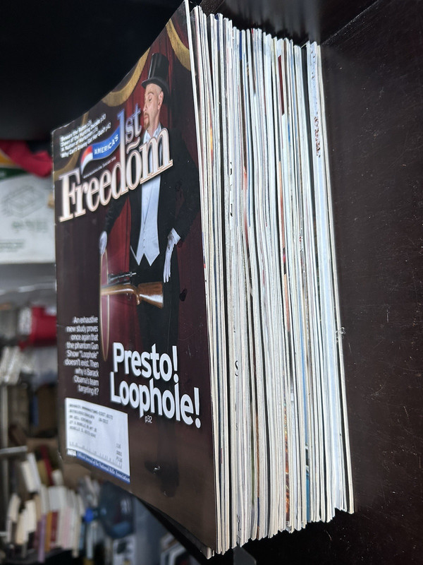 39 America’s 1st Freedom NRA Magazines 2009-2014 Huge Lot Near Mint
