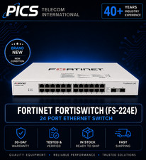 Fortinet FortiSwitch FS-224E 24 Port Ethernet Switch