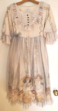 Vestido Omouteien Lolita Cosplay Caprichoso Núcleo Querubines de Ángel Para Mujer L/XL