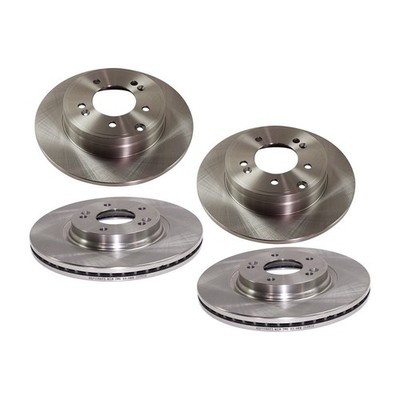Front and Rear Disc Brake Rotors For 2015-2019 Hyundai Sonata 16-20 Kia Optima