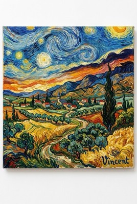Vincent van gogh  Signed Oil Painting on Canvas