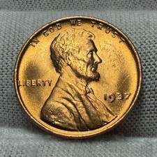 1937 Lincoln Wheat Cent Penny Receive Coin Pictured See Description 3725