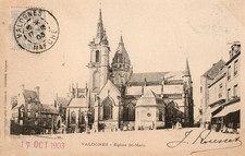 CPA VALOGNES EGLISE ST