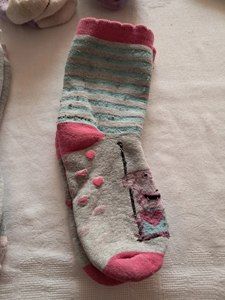 6 Paar Socken-4 Paar-Kniestrümpfe-2 Paar-Stoppersocken-Verschieden-Größe 27-30 - Bild 4 von 4