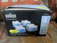 Braun Clean & Renew Refill Cartridges CCR - 4 Pack