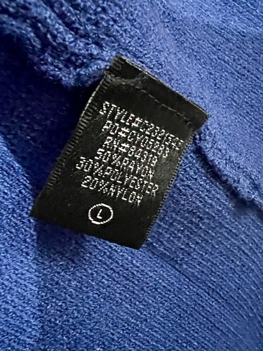 Cyrus Strickjacke Damen blau Strick offene Fronttaschen Langarm Gr. L  - Bild 5 von 7